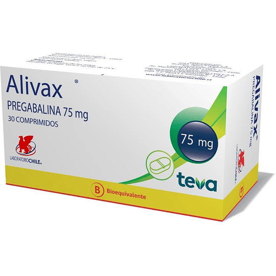 Alivax 75 mg 30 comprimidos
