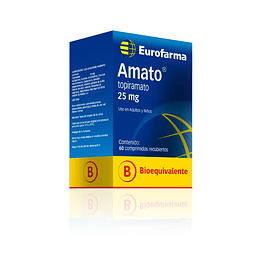 Amato (B) Topiramato 50mg 60 Comprimidos Recubiertos