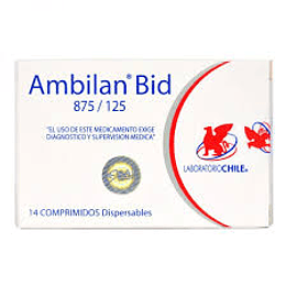 Ambilan Bid 874 / 125 mg, 14 comprimidos