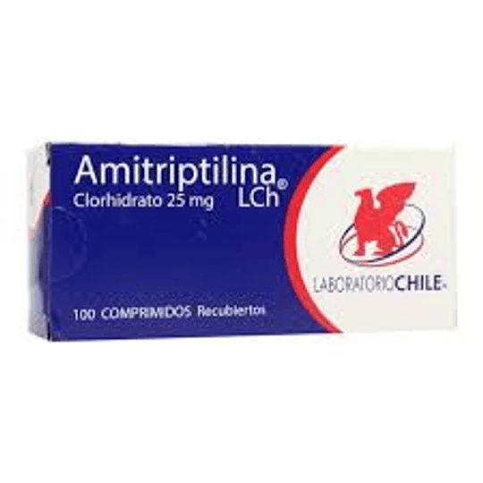 Amitriptilina 25 mg 100 comprimidos 