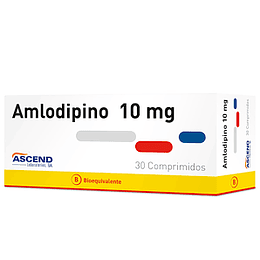 Amlodipino 10 mg, 30 comprimidos