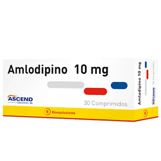 Amlodipino 10 mg, 30 comprimidos