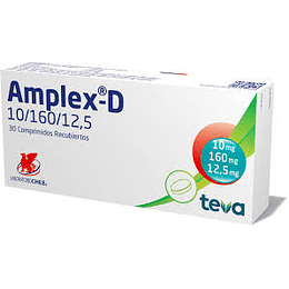Amplex D 10 / 160 / 12,5 mg, 30 comprimidos