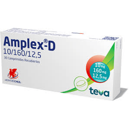 Amplex D 10 / 160 / 12,5 mg, 30 comprimidos