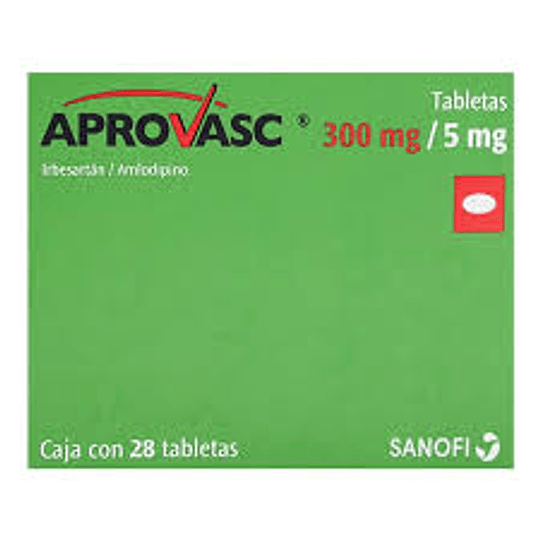 Aprovasc 300mg /5mg 28 tabletas.