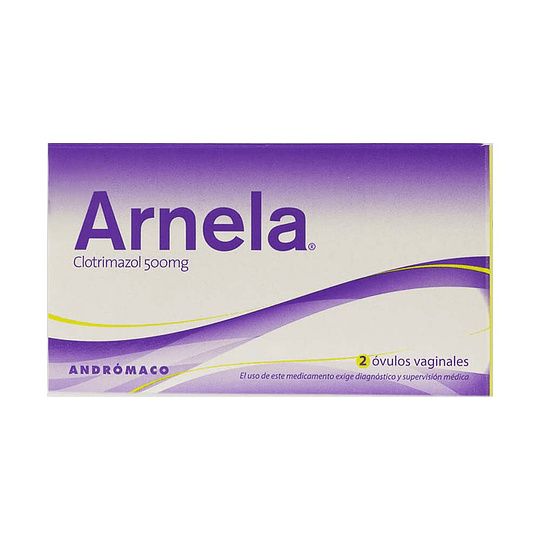 Arnela 500 mg 2 ovulos vaginales.