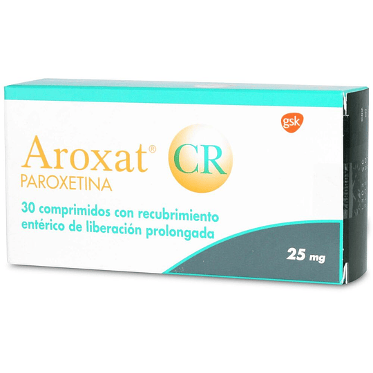 Aroxat CR Paroxetina 25mg 30 comprimidos