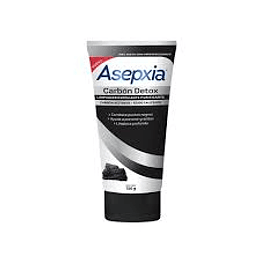 Asepxia Carbón Detox Limpiador exfoliante 120 gramos