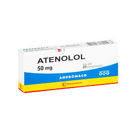 Atenolol 50 mg 20 comprimidos