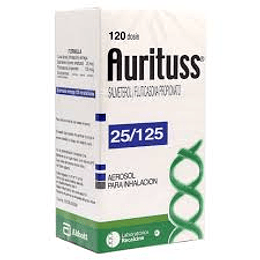 Aurituss Salmeterol / Fluticasona 25/125 Inhalador 120 Dosis
