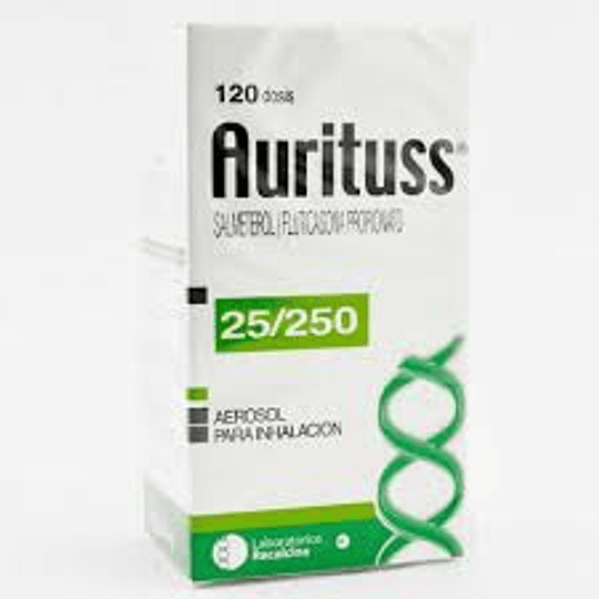 Aurituss Salmeterol / Fluticasona 25/250 Inhalador 120 Dosis