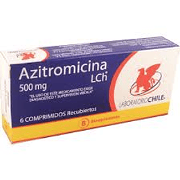 Azitromicina 500 mg  6 comprimidos