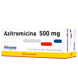 Azitromicina 500 mg 6 comprimidos