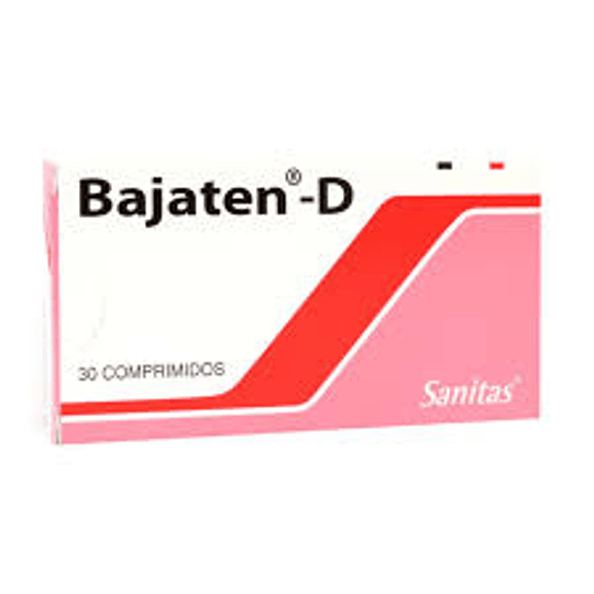 Bajaten-D  10 / 25 mg 30 comprimidos