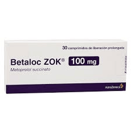 Betaloc Zok 100 mg 30 comprimidos
