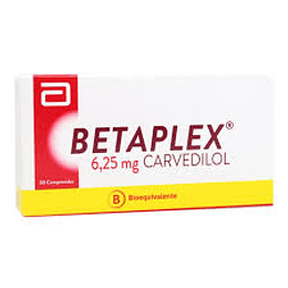 Betaplex 6,25 mg 30 comprimidos