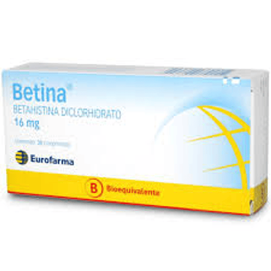 Betina 16 mg 30 comprimidos