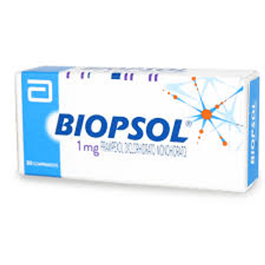 Biopsol (Bioequivalente) Pramipexol 1mg 30 Comprimidos