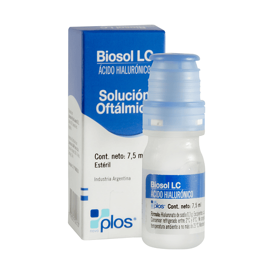 Biosol LC, solución oftálmica 7,5 ml