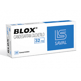Blox (B) Candesartán 32mg 30 Comprimidos