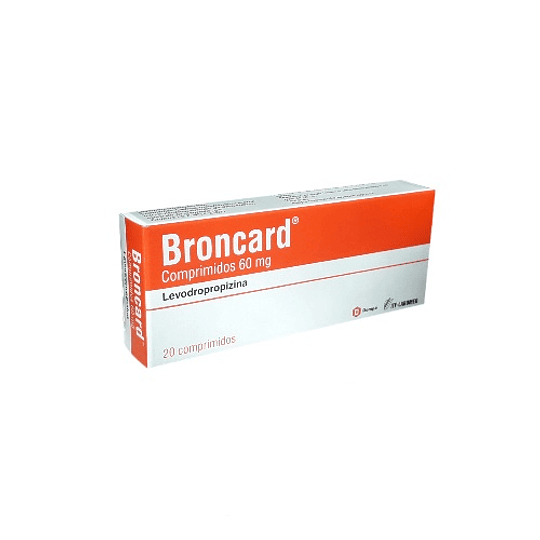 Broncard 60 mg 20 comprimidos