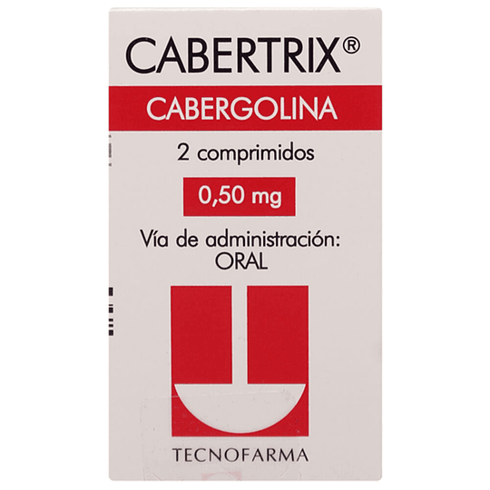 Cabertrix 0,5 mg 2 comprimidos