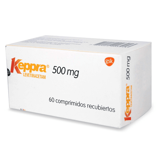 Keppra 500 mg 60 comprimidos