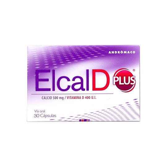 Elcal D Plus 500 mg Vitamina D 30 comprimidos