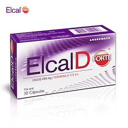 Elcal D Forte 450 mg Vitamina D 30 comprimidos
