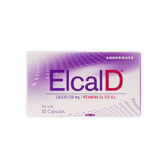 Elcal D 320 mg Vitamina D 30 comprimidos