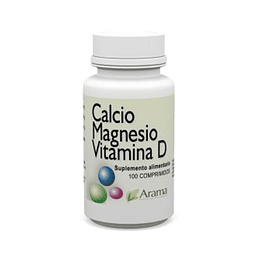 Calcio Magnesio Vitamina C y D 100 comprimidos