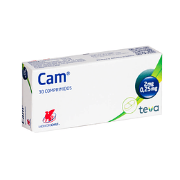 Cam 2 mg 30 comprimidos