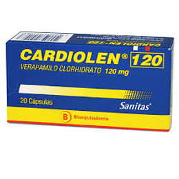 Cardiolen 120 mg 20 cápsulas