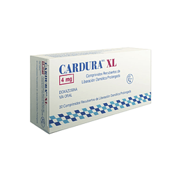 Cardura XL 4 mg 30 comprimidos 