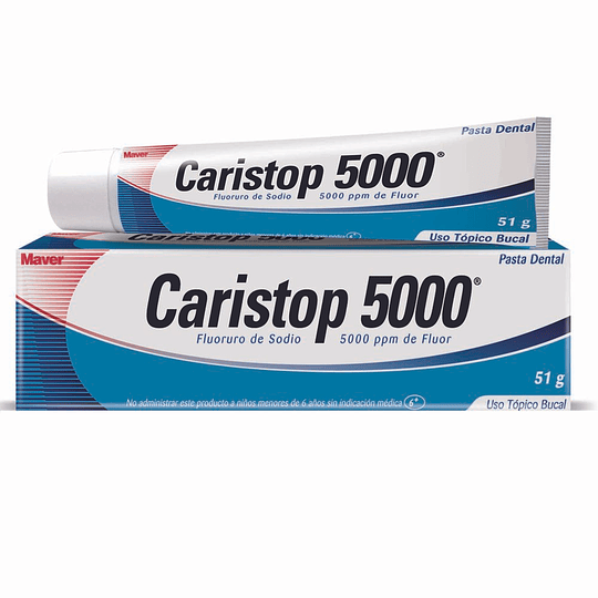 Caristop 5000 Pasta dental fluorada 51 gramos