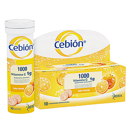 Cebion 1000, 10 Comprimidos Efervescentes