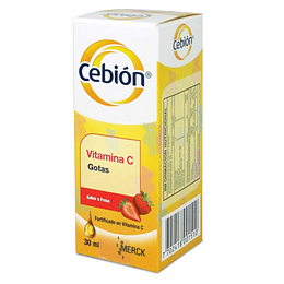 Cebion Fresa 100 mg gotas 30 ml
