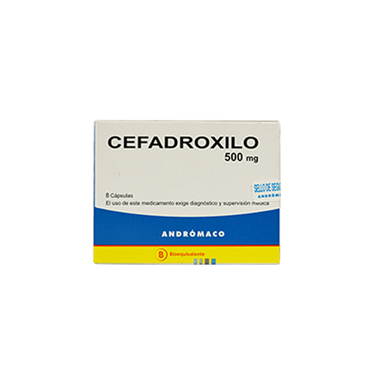 Cefadroxilo (Bioequivalente) 500 mg 8 cápsulas