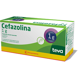 Cefazolina 1 g 10 ampollas