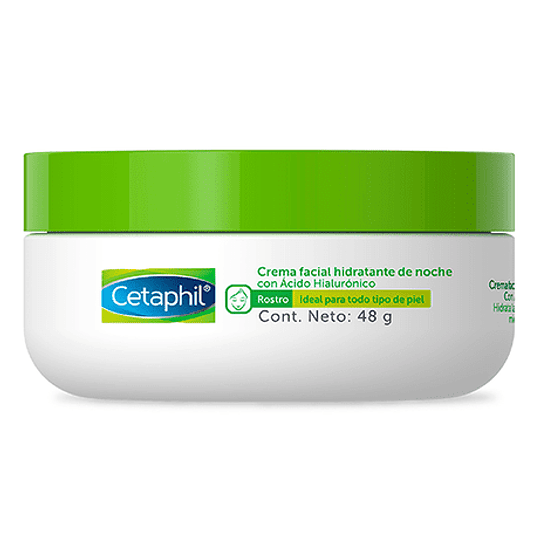 Cetaphil Crema Facial Hidratante noche 48 gramos