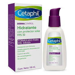 Cetaphil Dermacontrol Hidratante FPS 30, 118 ml