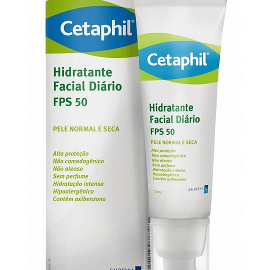 Cetaphil Hidratante Facial Diario FPS 50, 50 ml