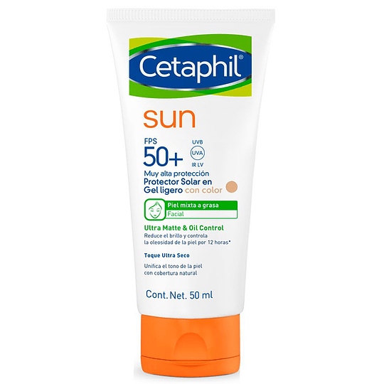 Cetaphil Protector Solar FPS 50 + color 50 ml 