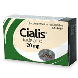 Cialis (R) Tadalafilo 20mg 4 Comprimidos Recubiertos
