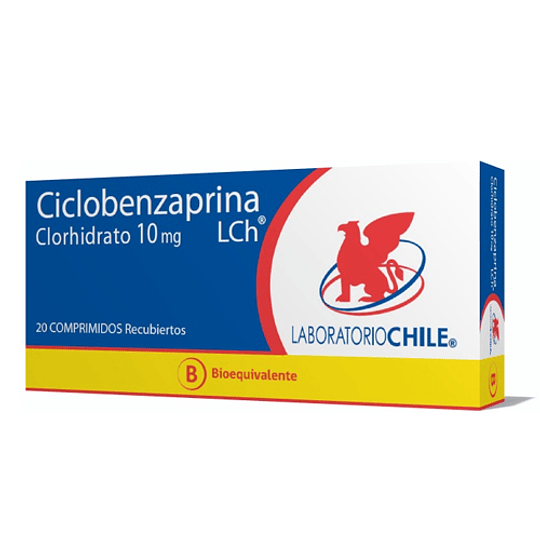 Ciclobenzaprina 10 mg 20 comprimidos