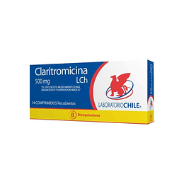 Claritromicina 500 mg 14 comprimidos