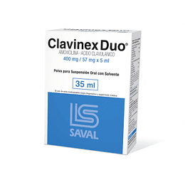 Clavinex Duo 400 mg Suspensión 35 ml