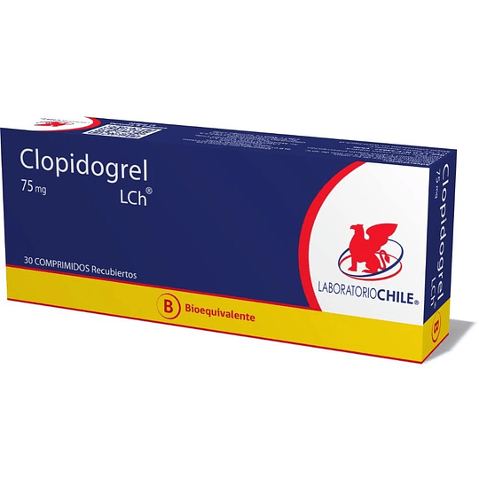 Clopidogrel 75 mg 30 Comprimidos