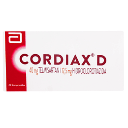 Cordiax D 40 / 125 mg 30 comprimidos