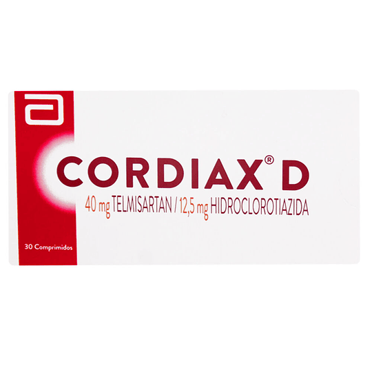 Cordiax D 40 / 125 mg 30 comprimidos